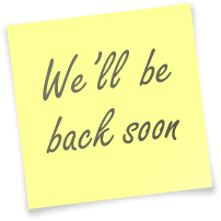 We'll be back soon