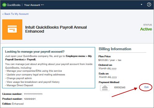 intuit payroll customer service number