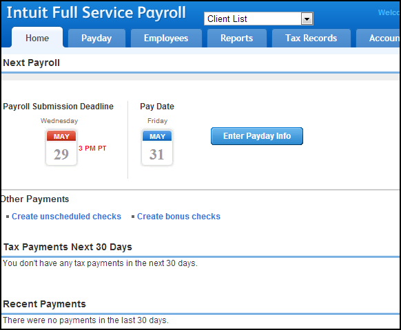 intuit payroll service