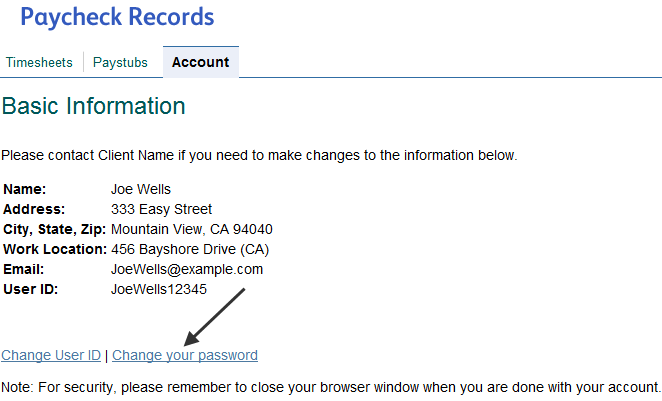 image of change your passwrod