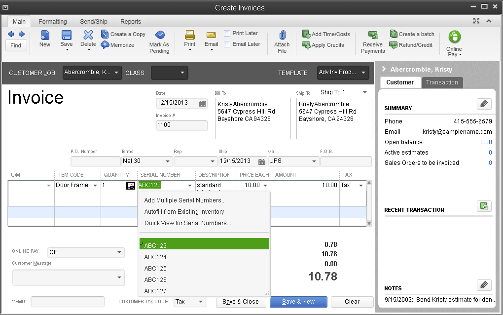 QuickBooks Pro v6.0D serial key or number