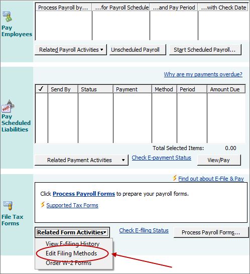 Set up your Federal Forms 940, 941 and 944 for e-file in QuickBooks