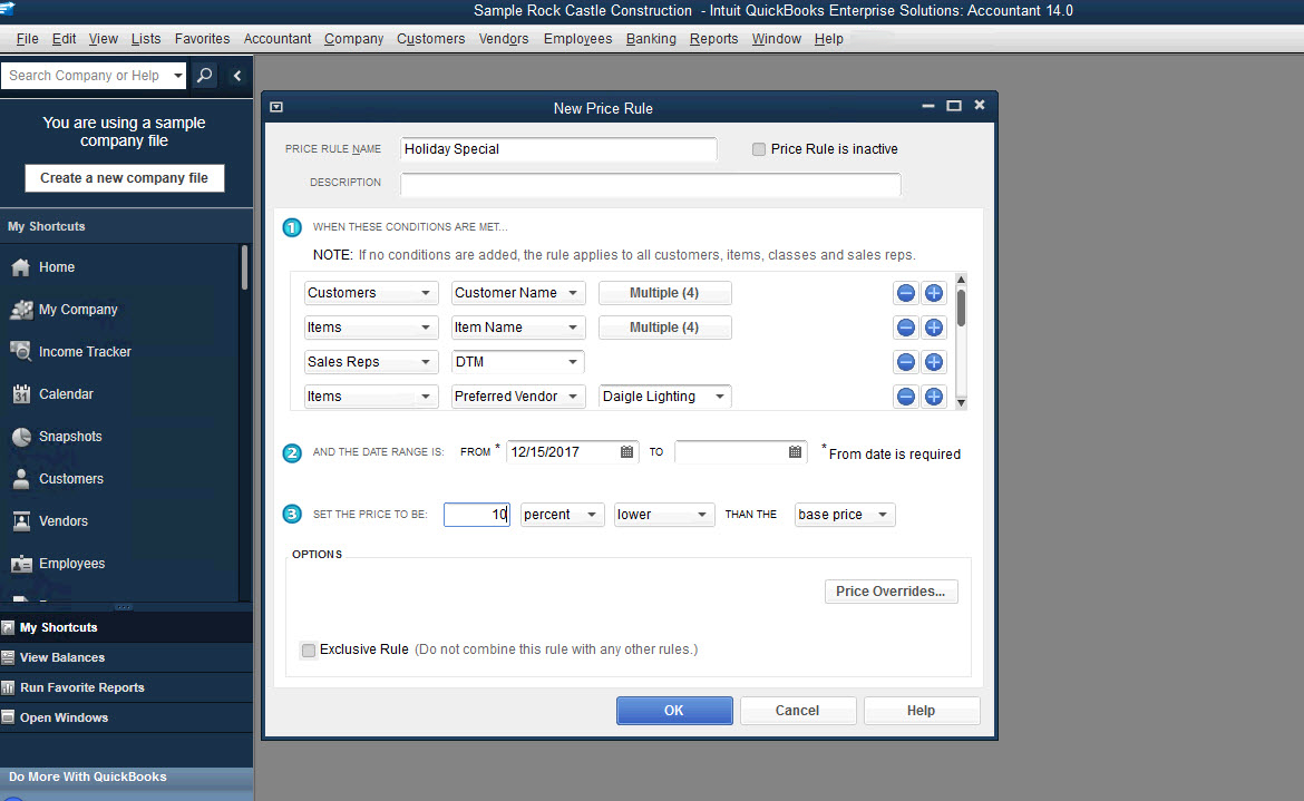 Quickbooks Comparison Chart 2016